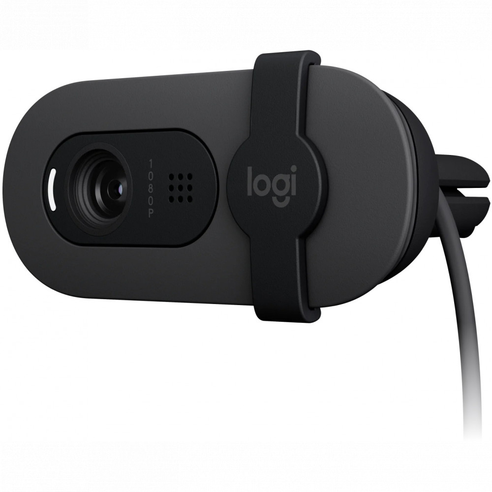 Веб камеры Logitech Brio 100 Graphite 960-001585 - миниатюра 9
