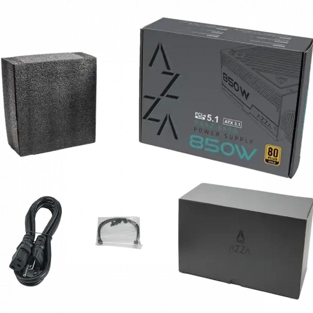 Блок питания AZZA PSAZ-850G (ATX 3.1) 850 Вт - миниатюра 6