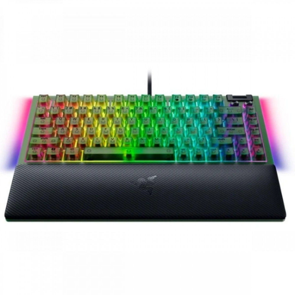 Клавиатура Razer BlackWidow V4 75% (Orange Switch) Phantom Green Edition RZ03-05003300-R3M1 Проводная, USB - миниатюра 7