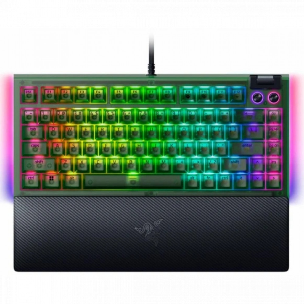 Клавиатура Razer BlackWidow V4 75% (Orange Switch) Phantom Green Edition RZ03-05003300-R3M1 Проводная, USB - миниатюра 5