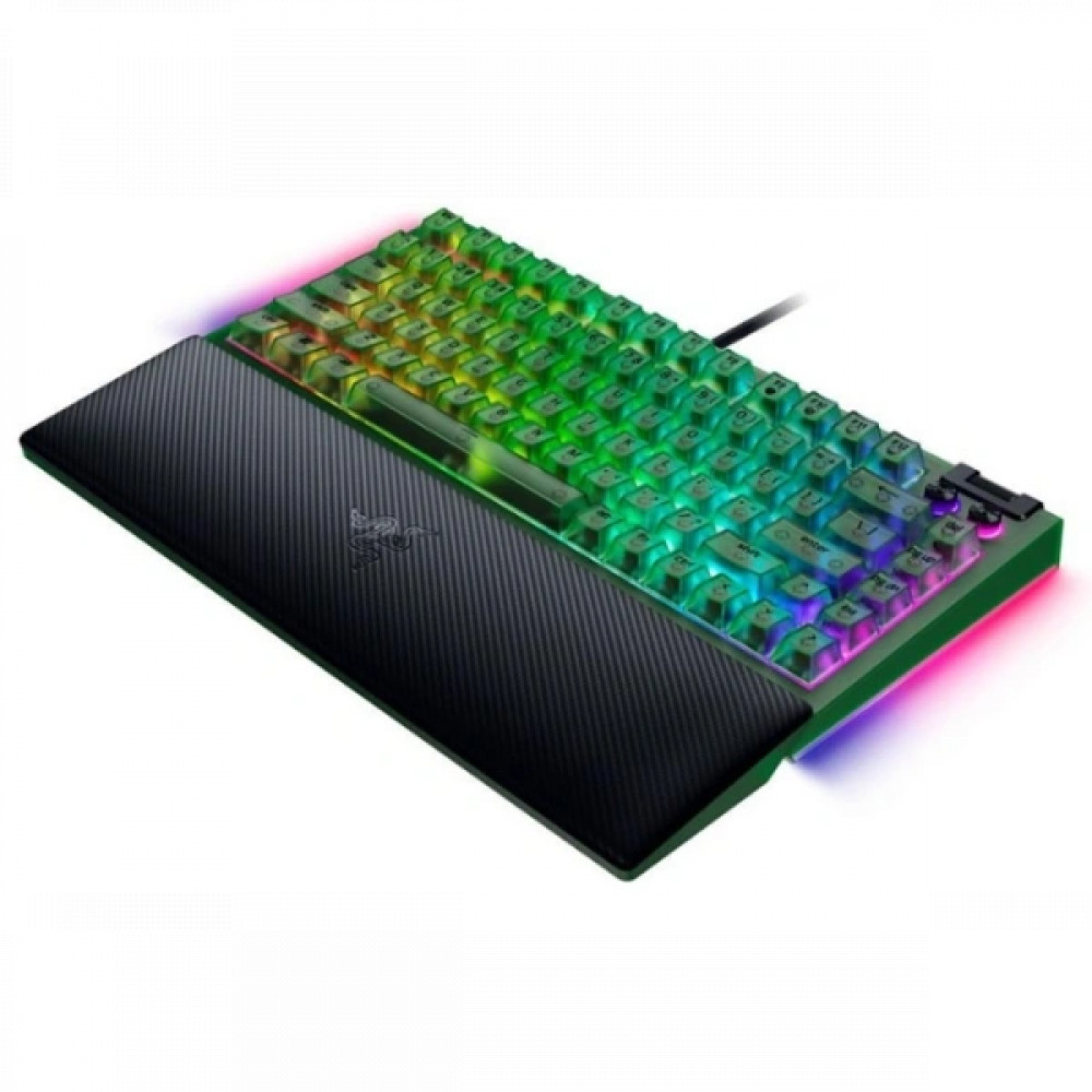 Клавиатура Razer BlackWidow V4 75% (Orange Switch) Phantom Green Edition RZ03-05003300-R3M1 Проводная, USB - миниатюра 8