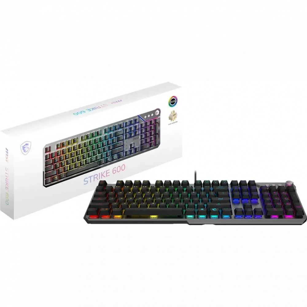 Клавиатура MSI STRIKE 600 Silent S11-04RU256-CLA Проводная, USB - миниатюра 10
