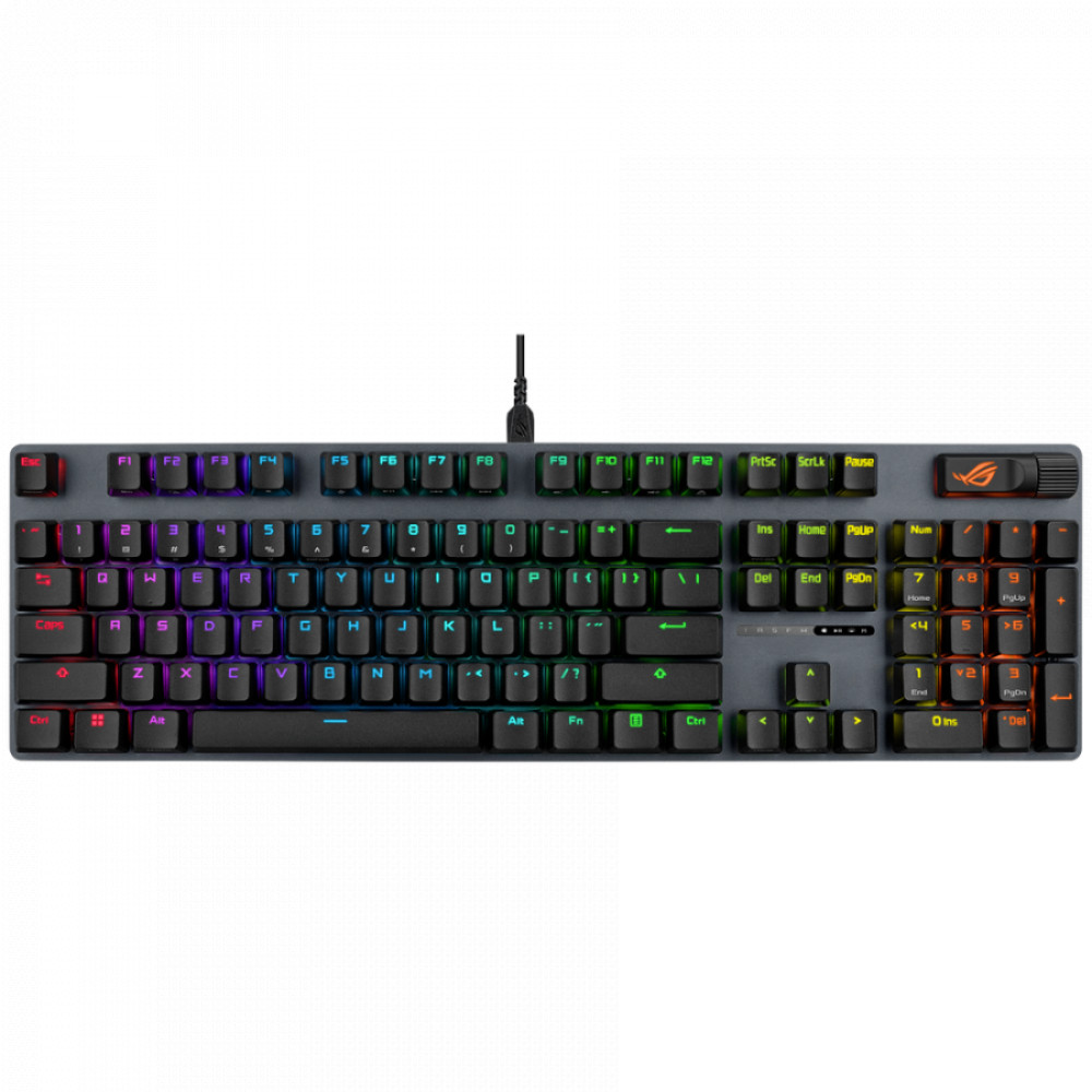 Клавиатура Asus ROG Strix Scope II X NX Snow V2 90MP03XF-BKRA00 Проводная, USB - миниатюра 8