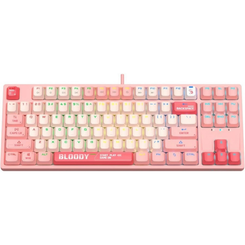 Клавиатура A4Tech Bloody S87 Energy Pink S87 USB ENERGY PINK Проводная, USB - миниатюра 13