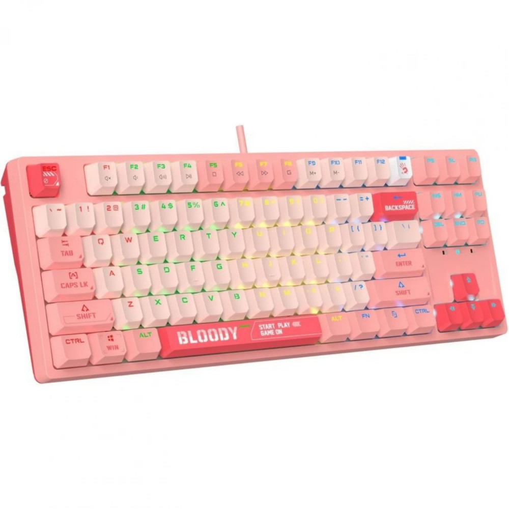 Клавиатура A4Tech Bloody S87 Energy Pink S87 USB ENERGY PINK Проводная, USB - миниатюра 12
