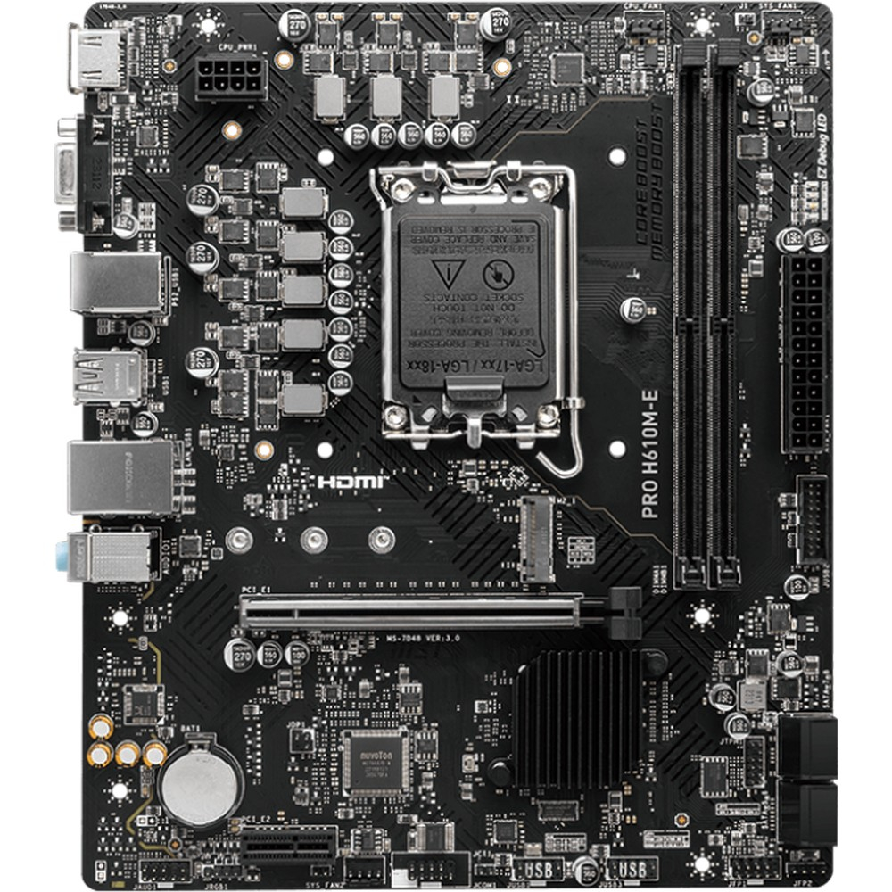 Материнская плата MSI PRO H610M-E Micro-ATX, LGA 1700 - миниатюра 7