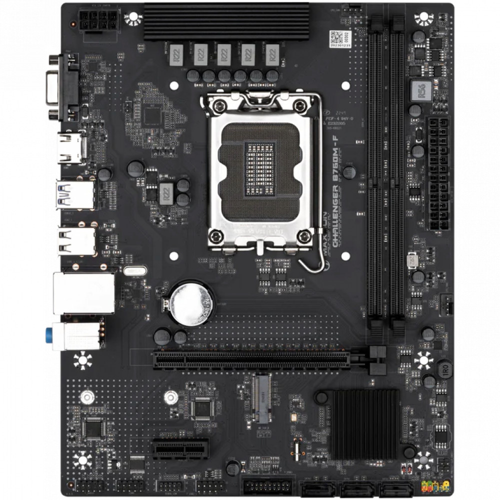 Материнская плата Maxsun Challenger B760M-F MS-Challenger B760M-F Micro-ATX, LGA 1700 - миниатюра 7