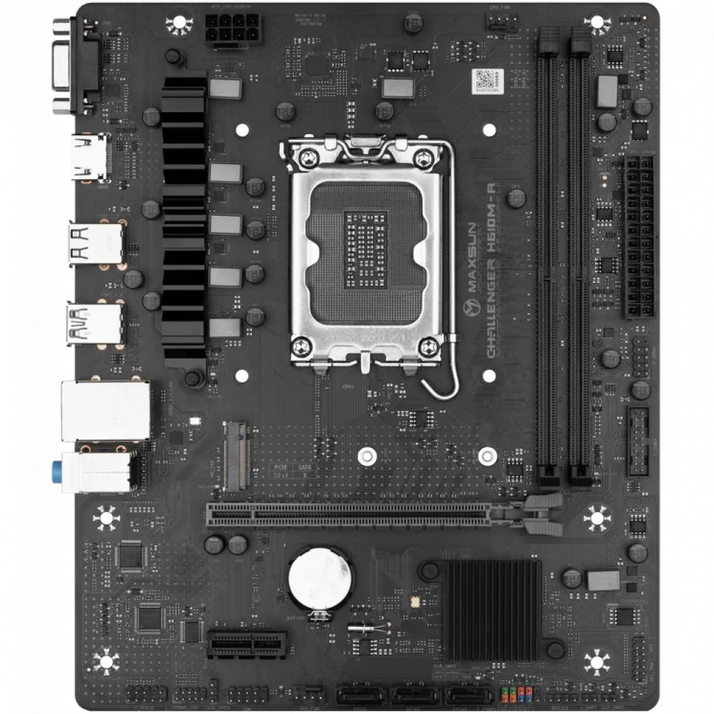 Материнская плата Maxsun Challenger H610M-R MS-Challenger H610M-R Micro-ATX, LGA 1700 - миниатюра 7