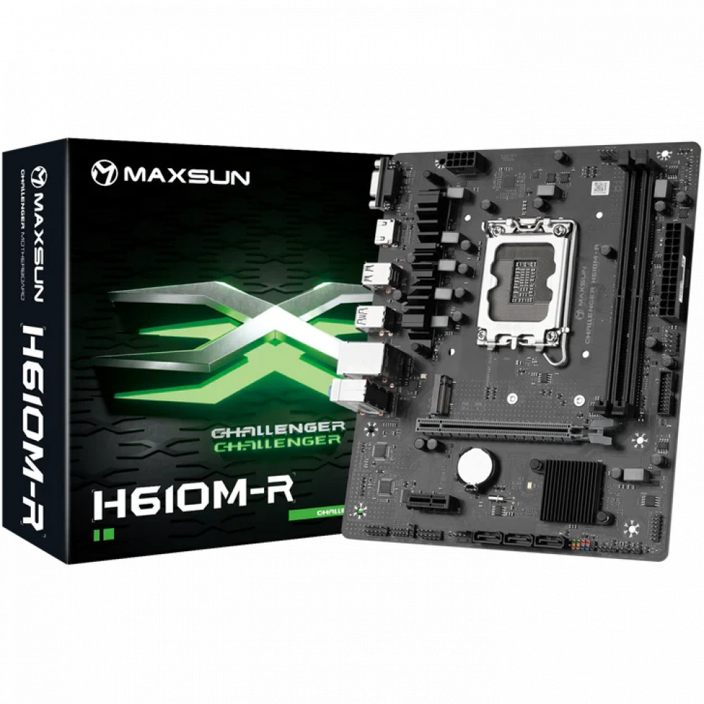 Материнская плата Maxsun Challenger H610M-R MS-Challenger H610M-R Micro-ATX, LGA 1700 - миниатюра 10