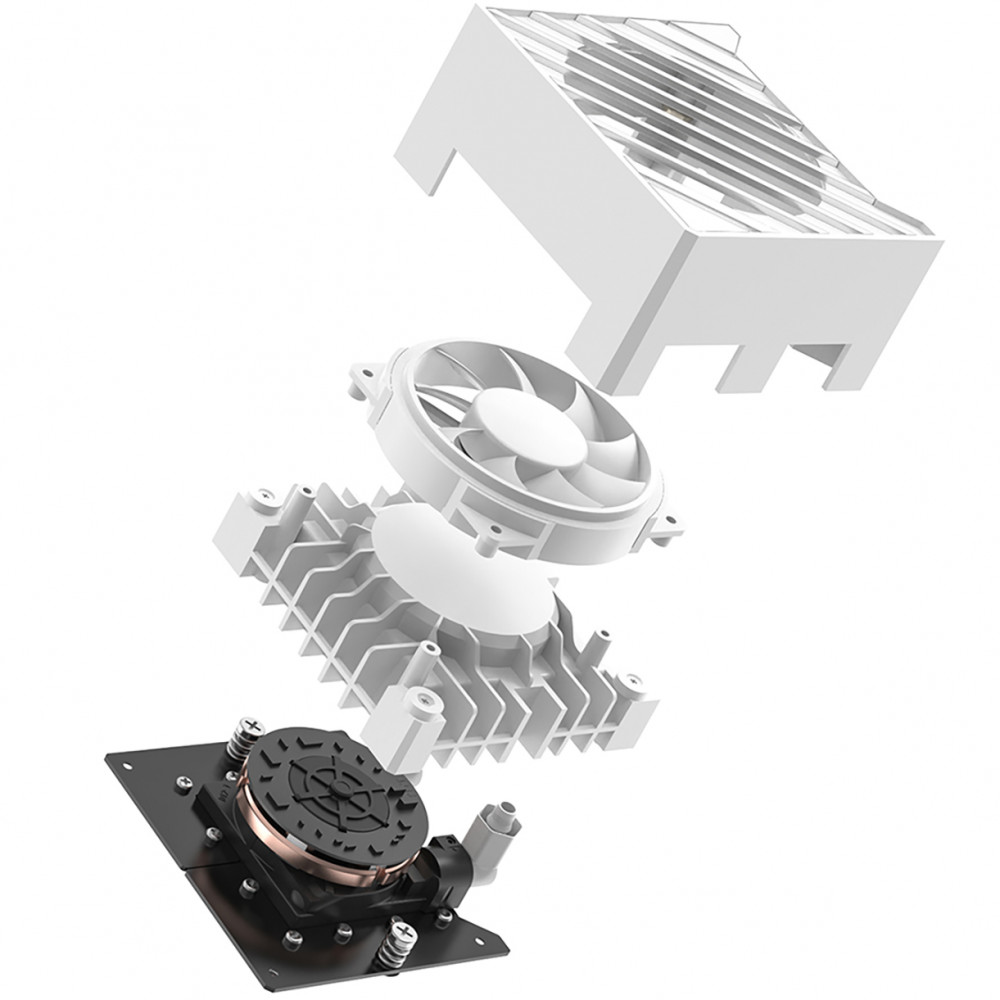 Система охлаждения ID-Cooling Dashflow 360 XT Lite White DASHFLOW 360 XT LITE WHITE Для процессора - миниатюра 11