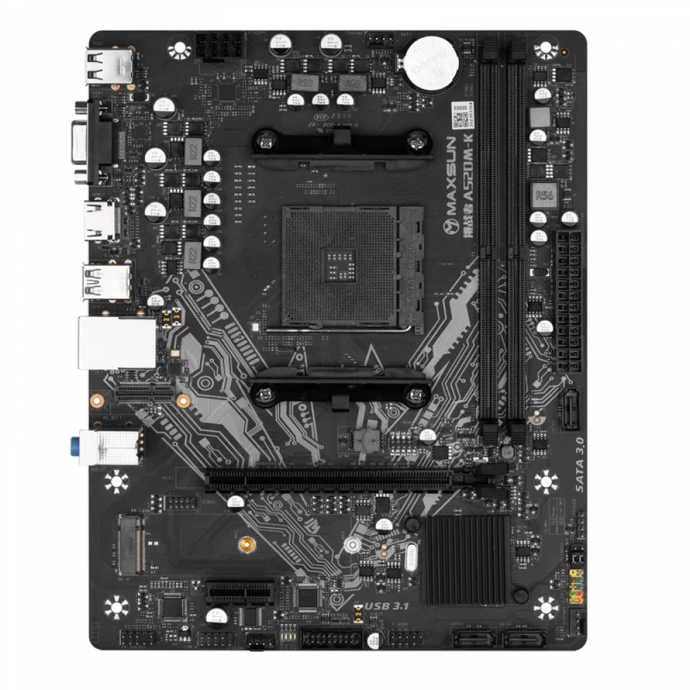 Материнская плата Maxsun Challenger А520М-К 6940709693797 Micro-ATX, AMD AM4 - миниатюра 6