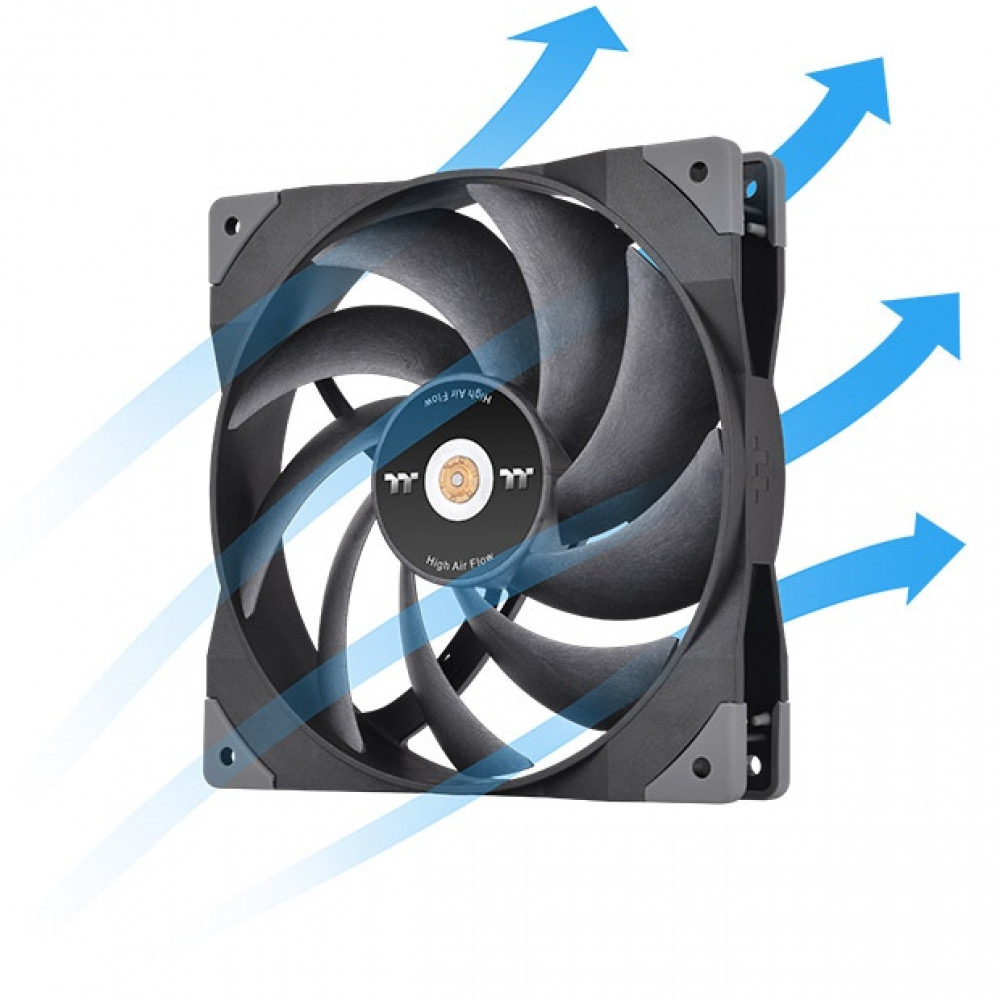 Система охлаждения Thermaltake SWAFAN GT14 PC Cooling Fan TT Premium Edition CL-F157-PL14BL-A Для системного блока - миниатюра 7