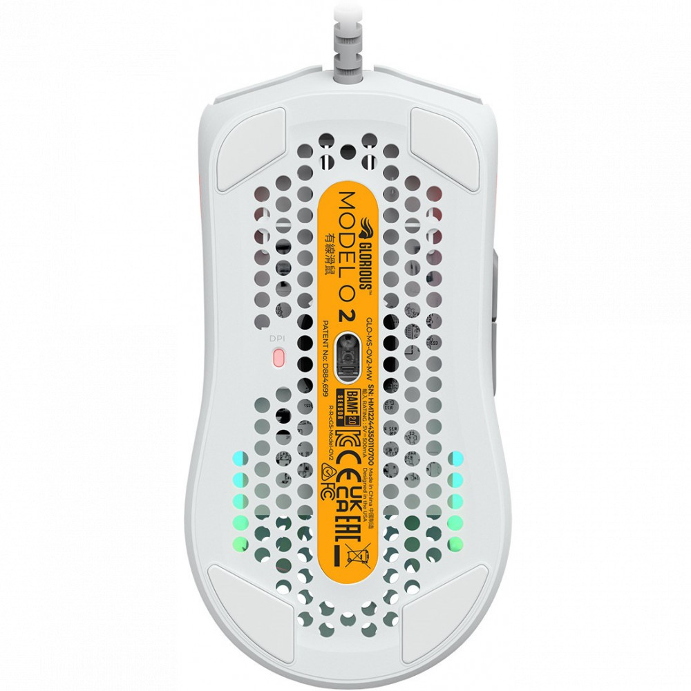 Мышь GLORIOUS Model O 2 White GLO-MS-OV2-MW Игровые, Проводная - миниатюра 12