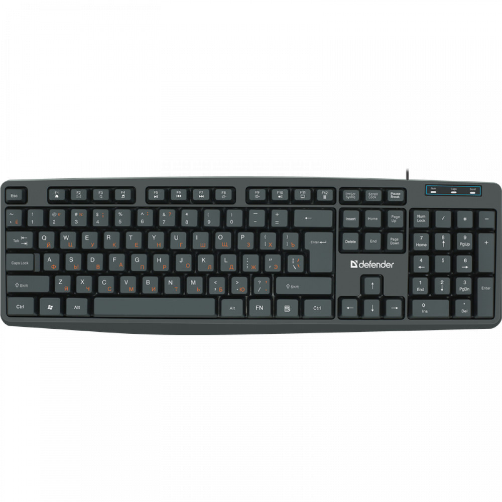 Клавиатура Defender HB-164 45164 Проводная, USB - миниатюра 3