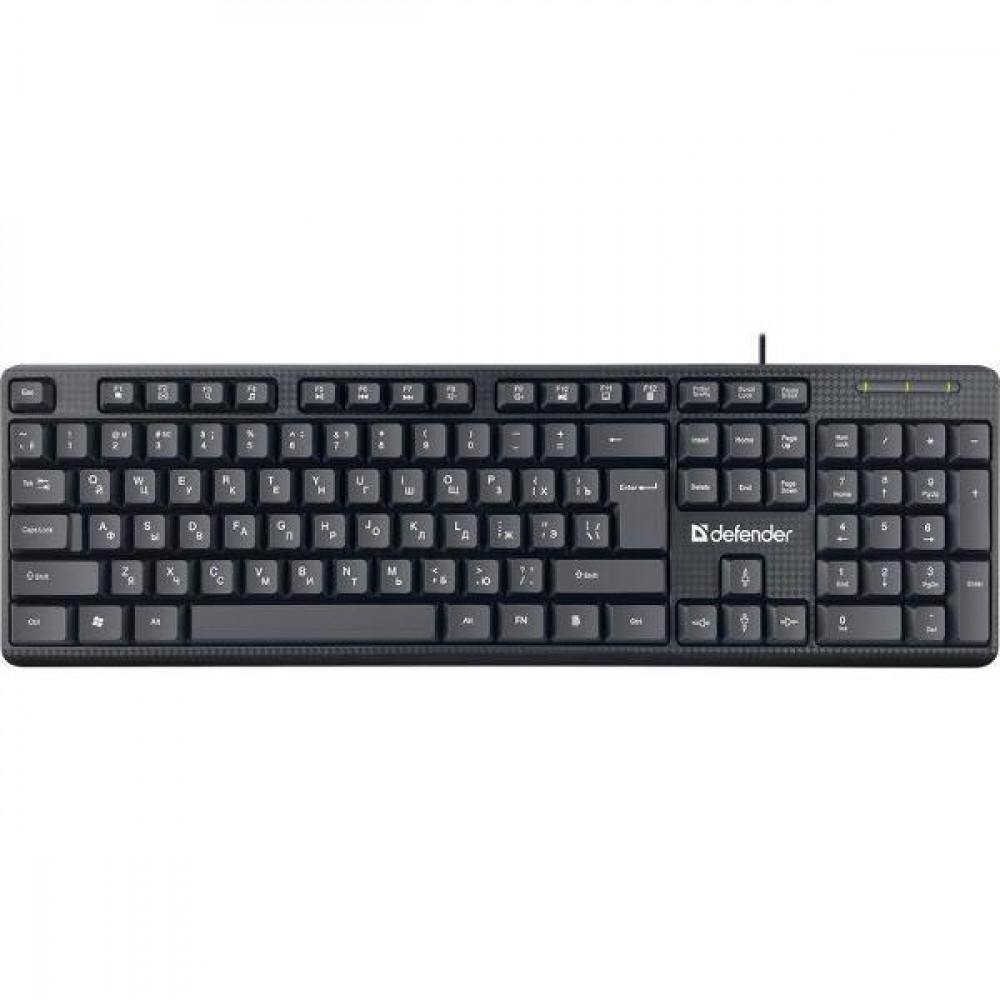 Клавиатура Defender DAILY HB-162 45162 Проводная, USB - миниатюра 2