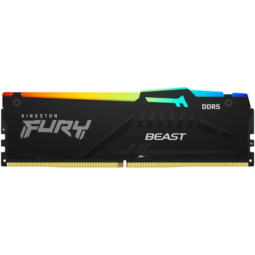 ОЗУ Kingston FURY Beast RGB KF564C32BBEA-32 DIMM, DDR5, 32 Гб, 6400 МГц - миниатюра 2