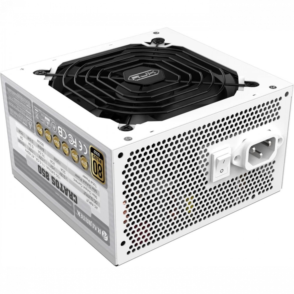 Блок питания Raijintek CRATOS, 80+ Gold, white 0R30B00008 850 Вт - миниатюра 7