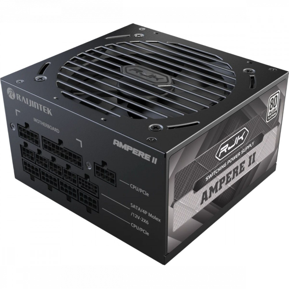 Блок питания Raijintek AMPERE II, 80+ Platinum, Full-modular, Black 0R30B00039 1200 Вт - миниатюра 6