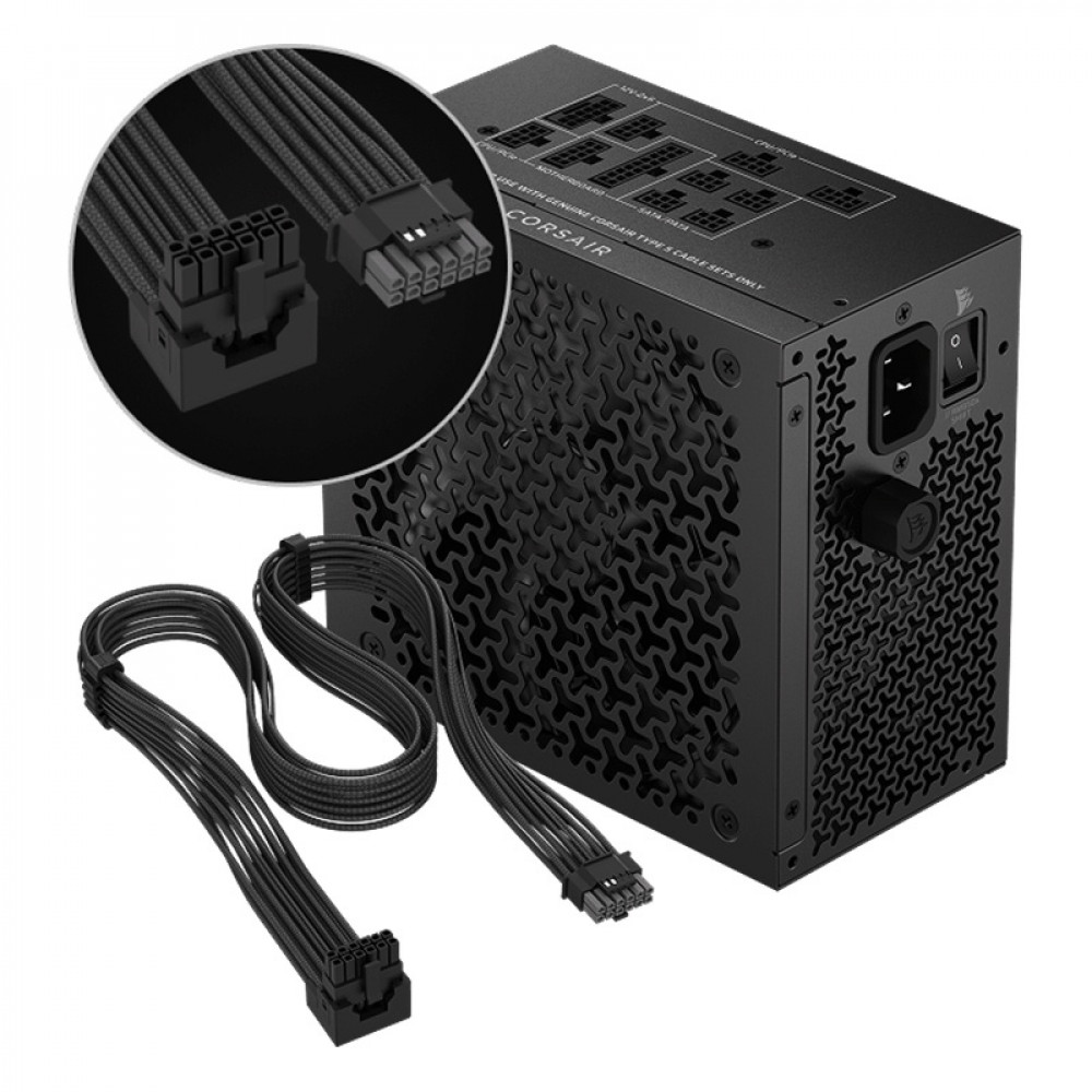 Блок питания Corsair RM1000x SHIFT CP-9020300-EU 1000 Вт - миниатюра 10