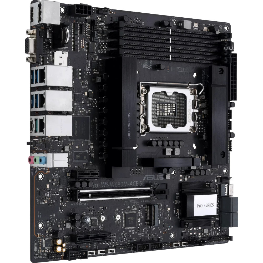 Материнская плата Asus PRO WS W680M-ACE SE 90MB1FA0-M0EAY0 Mini-ATX, LGA 1700 - миниатюра 7