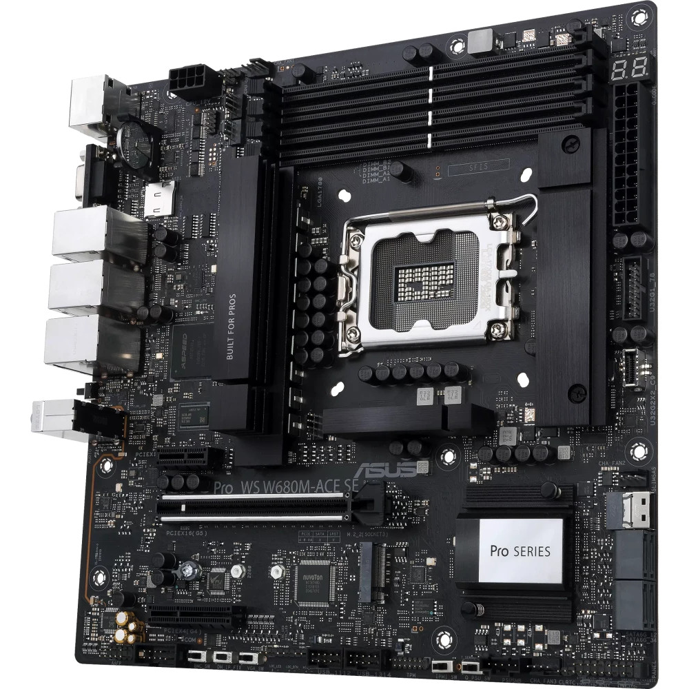Материнская плата Asus PRO WS W680M-ACE SE 90MB1FA0-M0EAY0 Mini-ATX, LGA 1700 - миниатюра 8