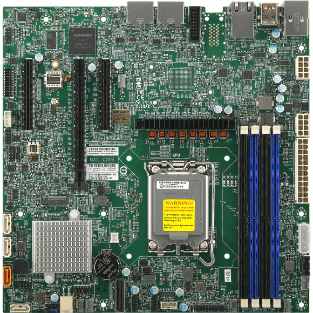 Материнская плата Supermicro MBD-X14SAZ-F-B Mini-ATX, LGA 1851 - миниатюра 2