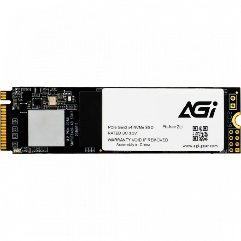 Жесткий диск ELP Imaging AGI AI298 AGI512GIMAI298-BK SSD (твердотельные), 512 ГБ, M.2, PCIe - миниатюра 2