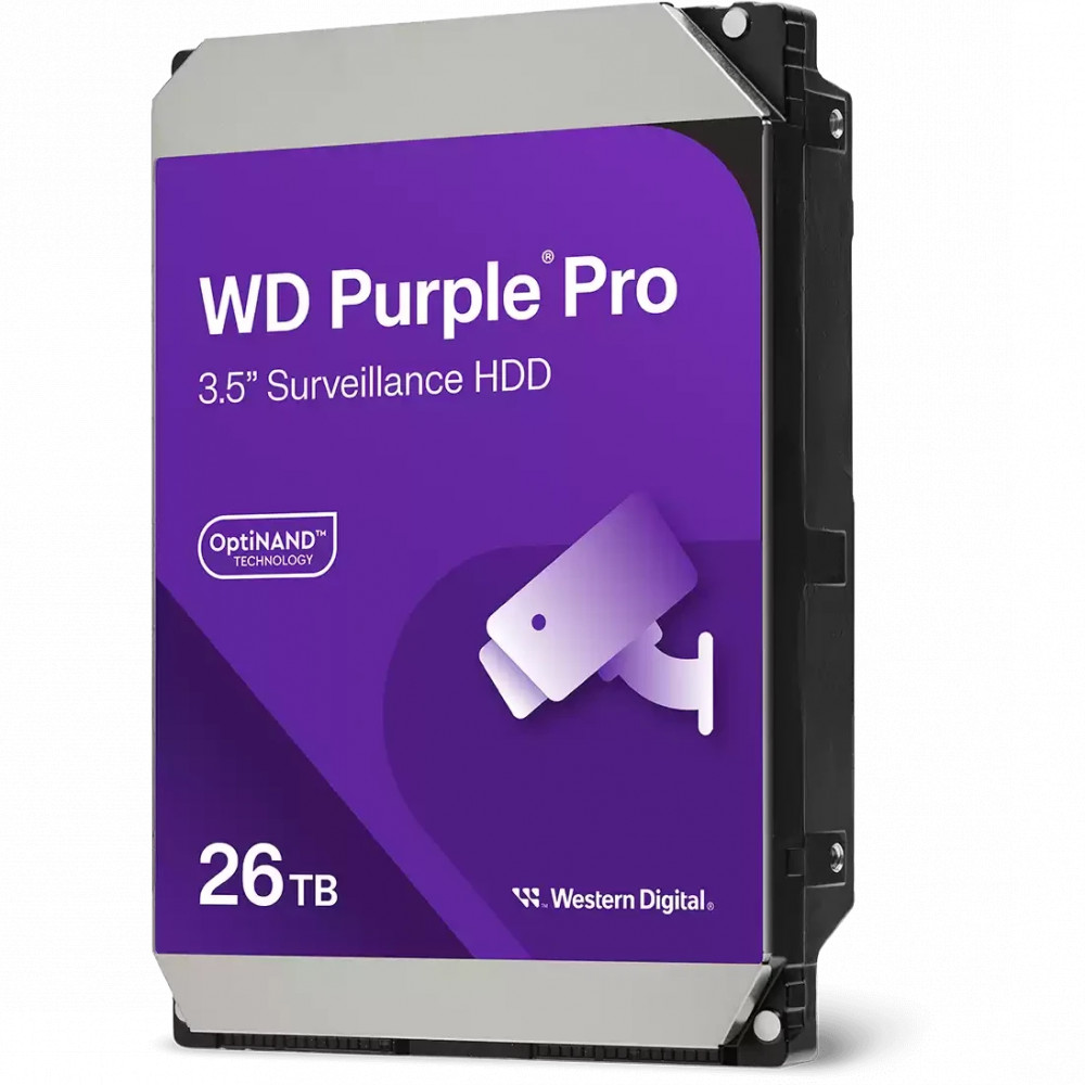 Жесткий диск Western Digital Purple Pro WD260PURP HDD (классические), 26000 ГБ, 3.5 дюйма, SATA - миниатюра 2