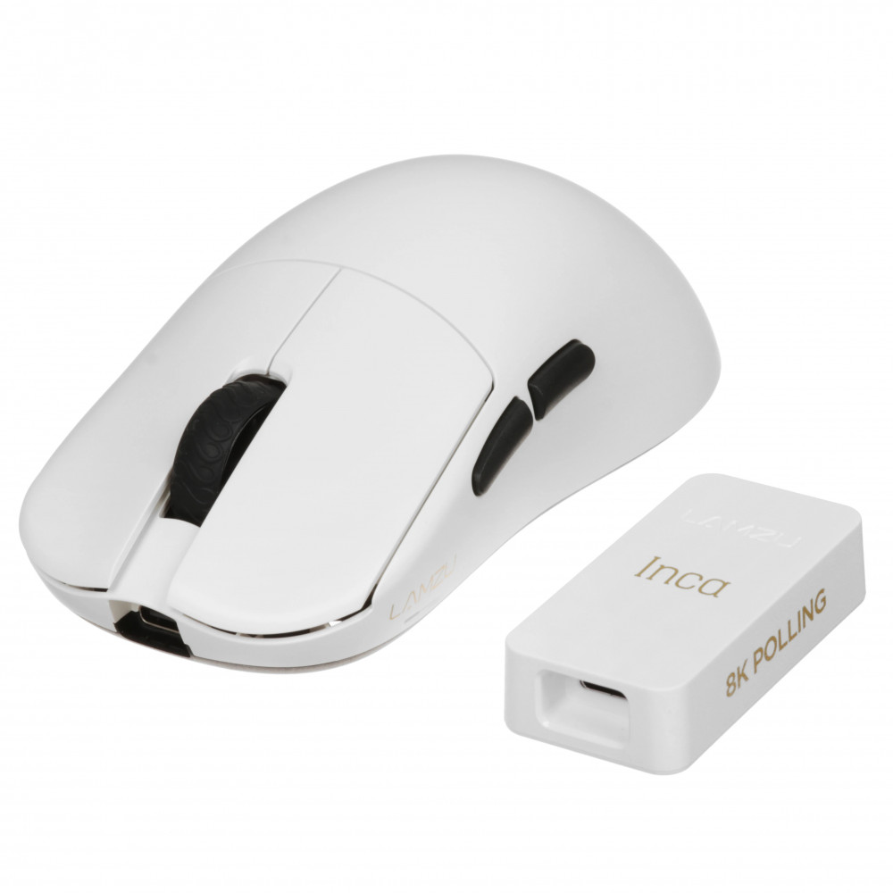 Мышь LAMZU INCA White 6975637430046 Игровые, Беспроводная - миниатюра 4