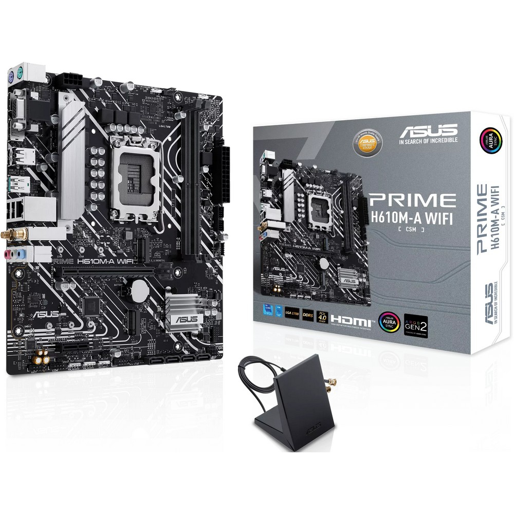 Материнская плата Asus PRIME H610M-A WIFI Micro-ATX, LGA 1700 - миниатюра 12