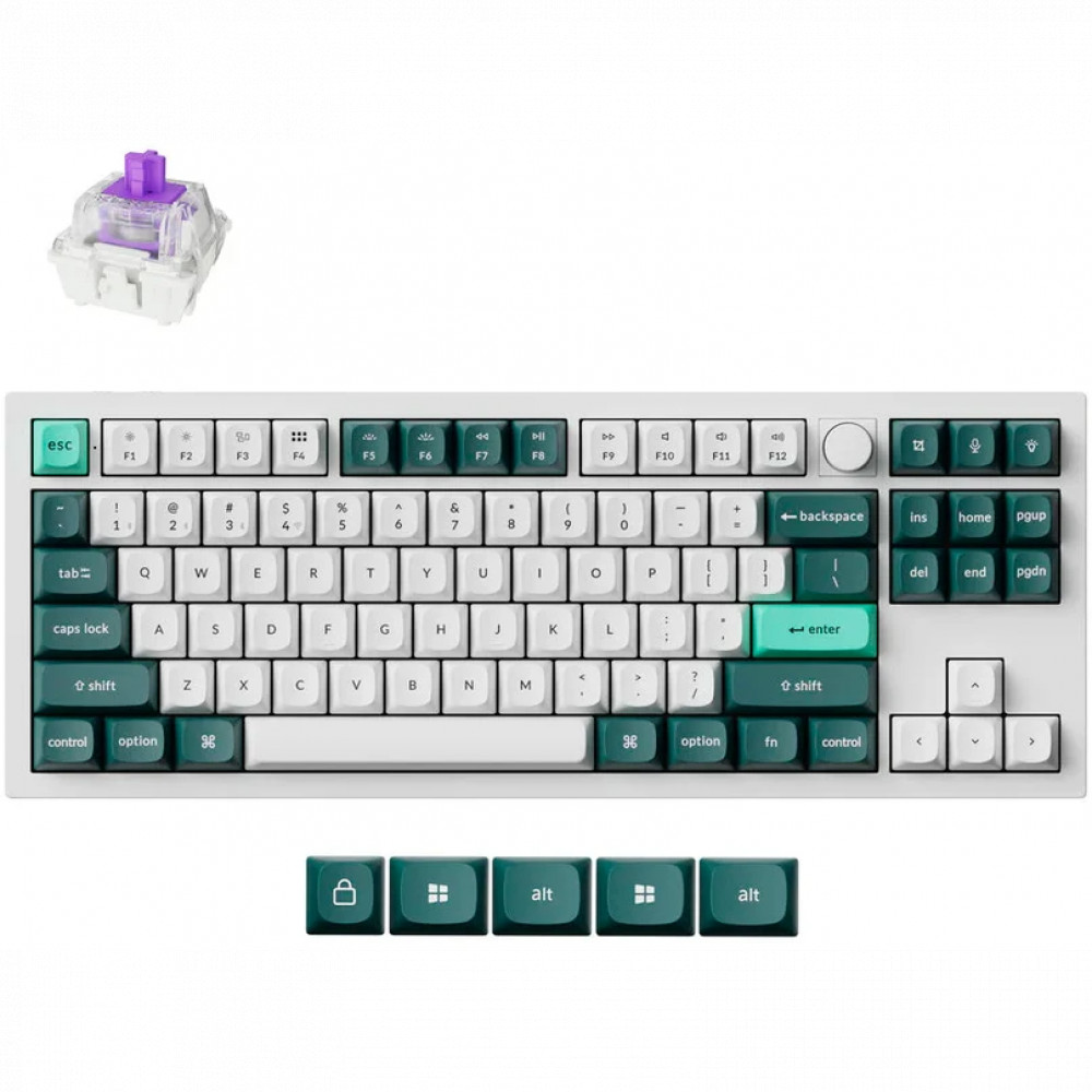 Клавиатура Keychron Q3 HE (Q3H-P1) Q3H-P1P-RU Беспроводная, USB - миниатюра 2