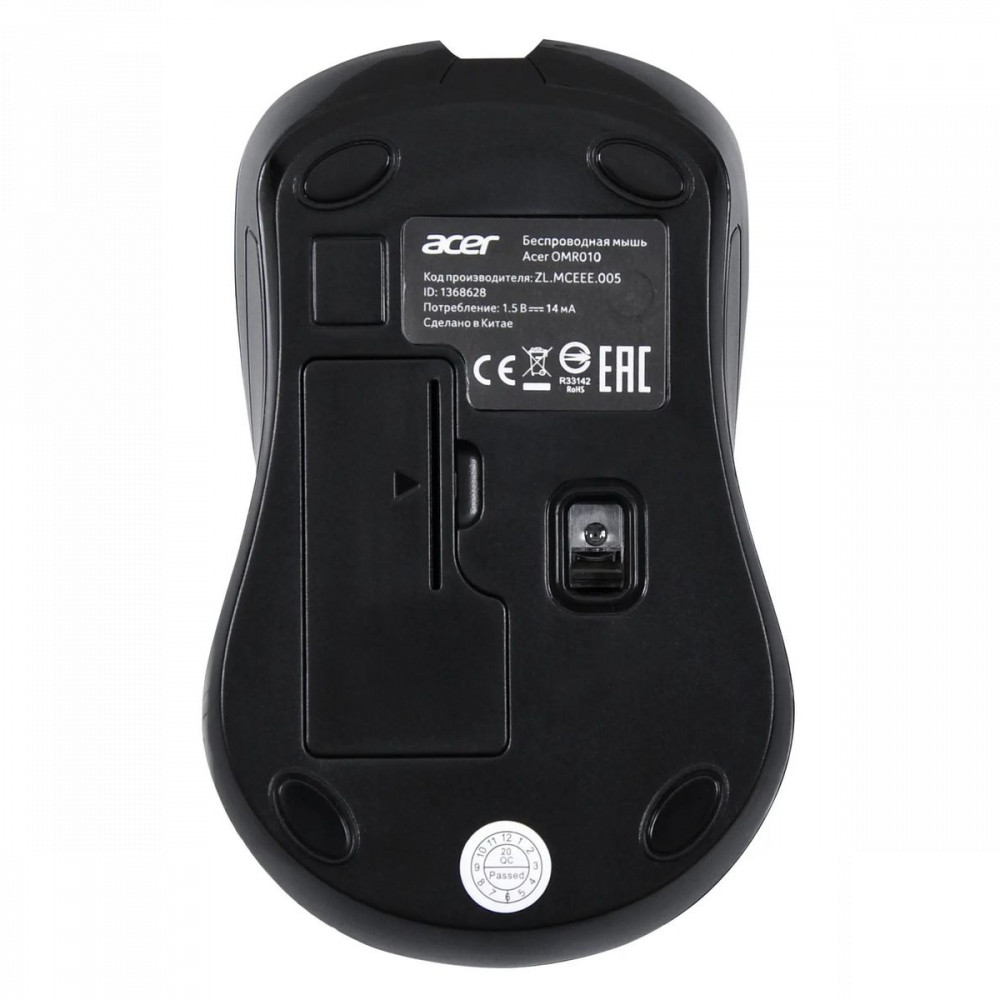 Мышь Acer OMR010 ZL.MCEEE.005 Бюджетные, Беспроводная - миниатюра 6