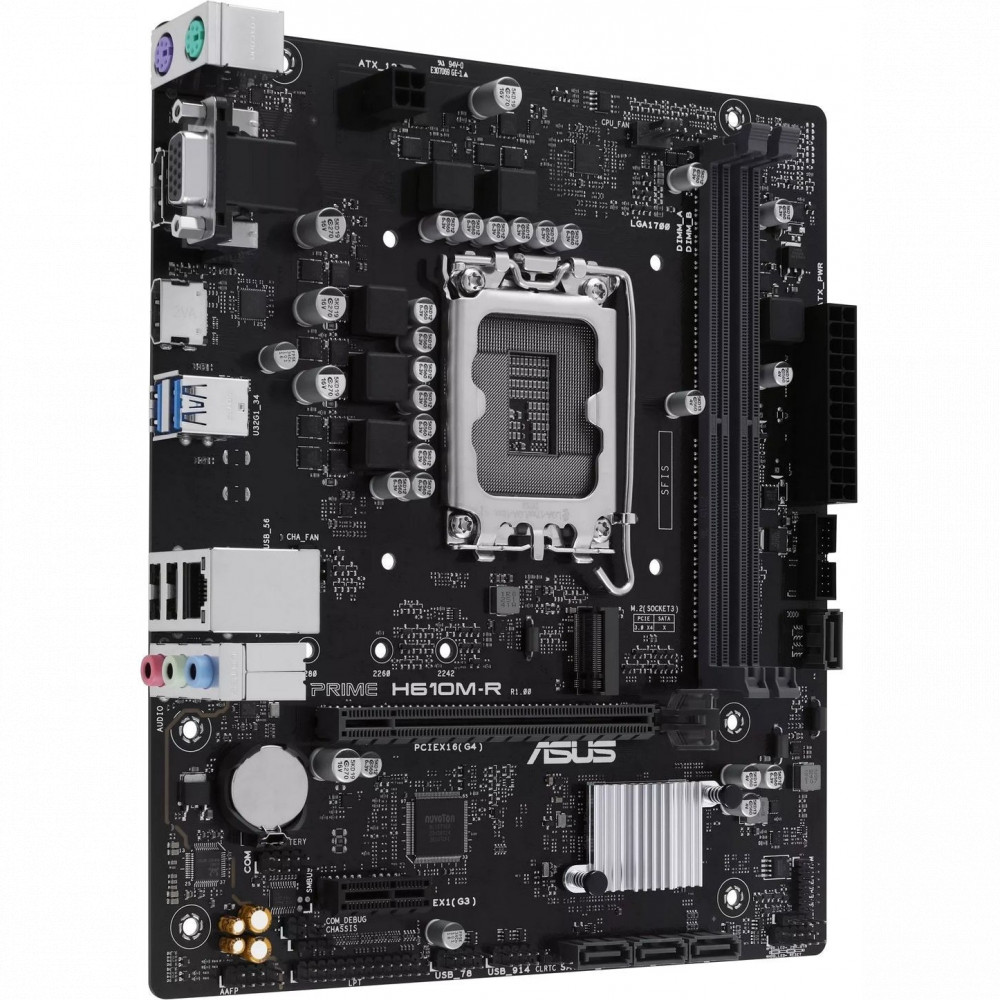 Материнская плата Asus PRIME H610M-R-SI Micro-ATX, LGA 1700 - миниатюра 8