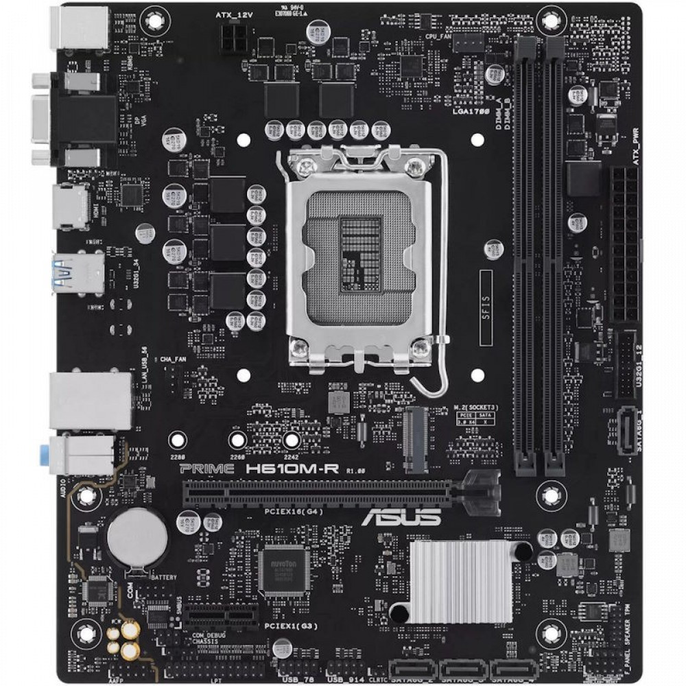 Материнская плата Asus PRIME H610M-R-SI Micro-ATX, LGA 1700 - миниатюра 7