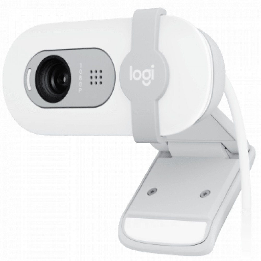 Веб камеры Logitech Brio 100 Off White 960-001617 - миниатюра 5