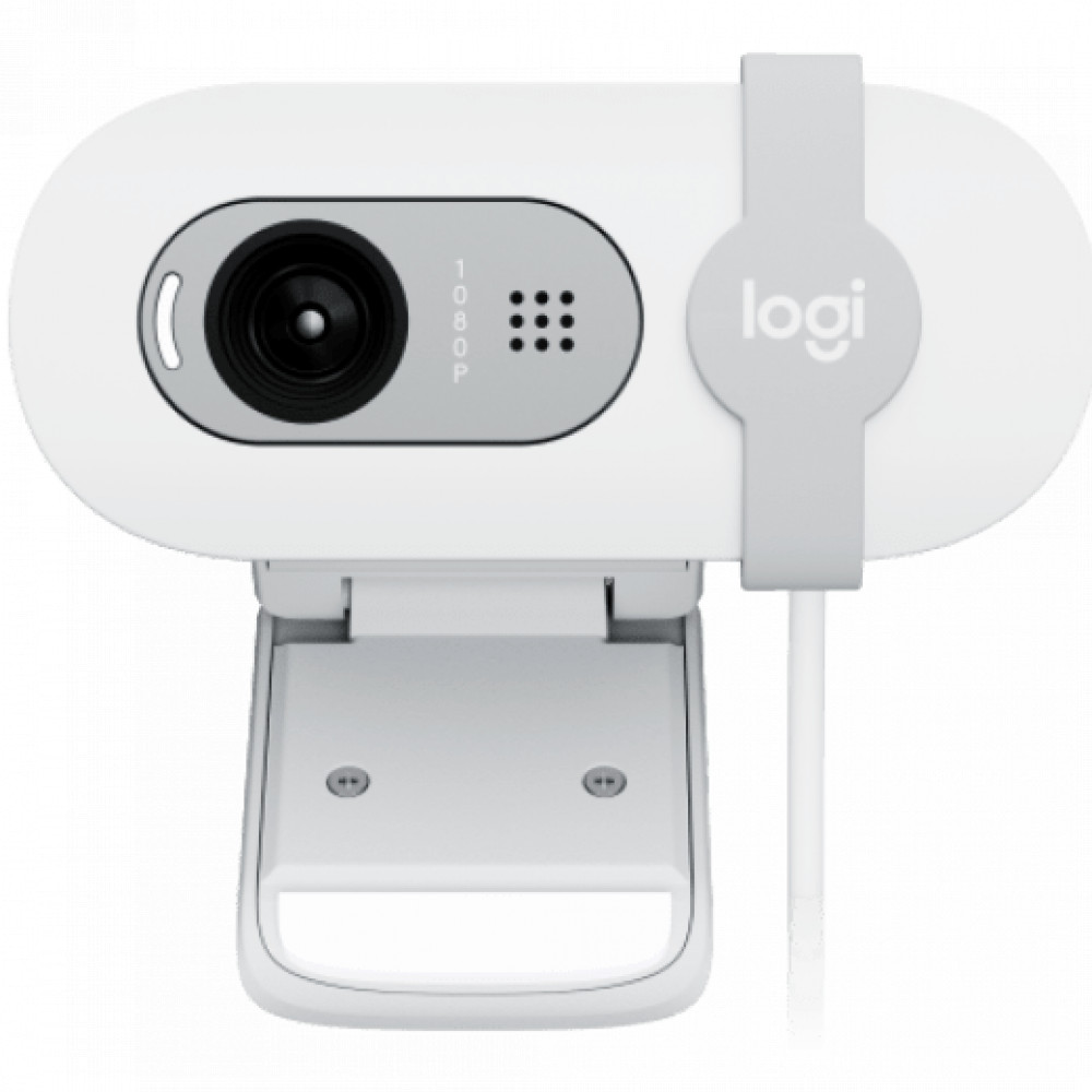 Веб камеры Logitech Brio 100 Off White 960-001617 - миниатюра 4