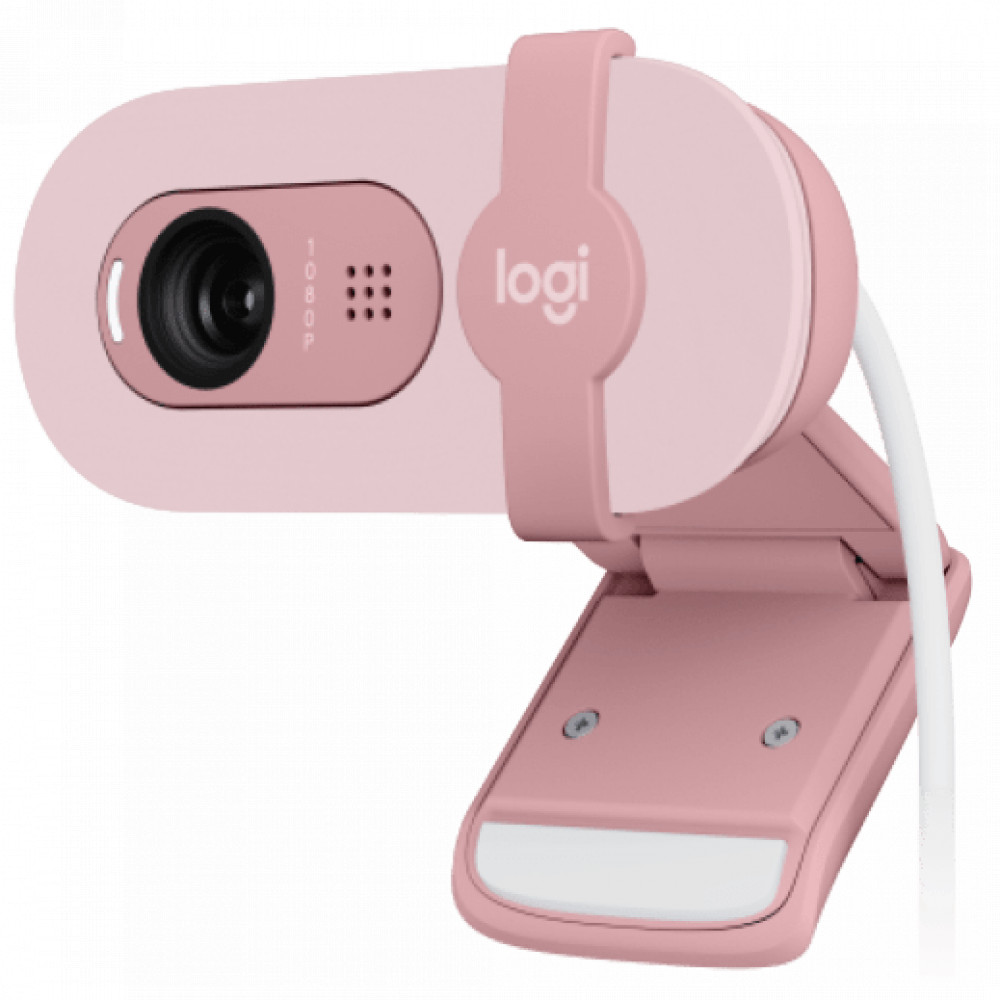 Веб камеры Logitech Brio 100 Rose 960-001623 - миниатюра 5