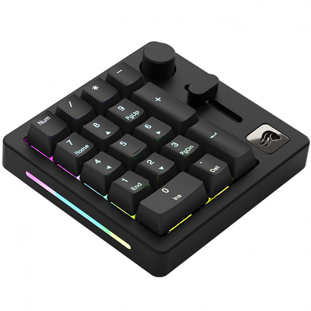 Клавиатура GLORIOUS GMMK Numpad Wireless Pre-Built (Fox Linear Switch) GLO-GMMK-NP-FOX-B Беспроводная, USB - миниатюра 10