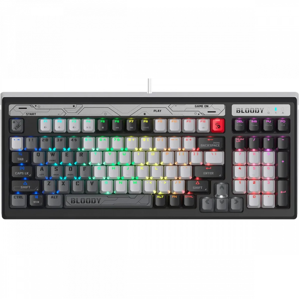 Клавиатура A4Tech Bloody B950 Grey Проводная, USB - миниатюра 6