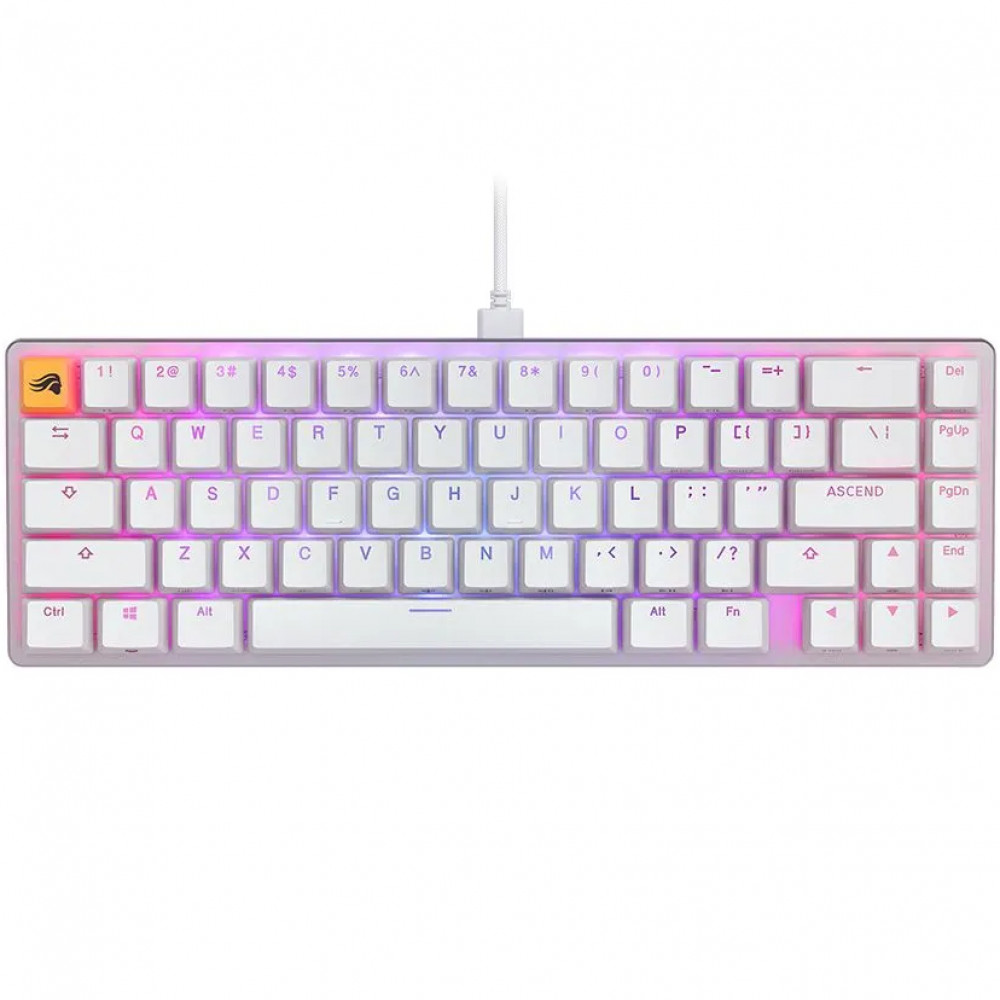Клавиатура GLORIOUS GMMK2 Compact White GLO-GMMK2-65-FOX-W Проводная, USB - миниатюра 7