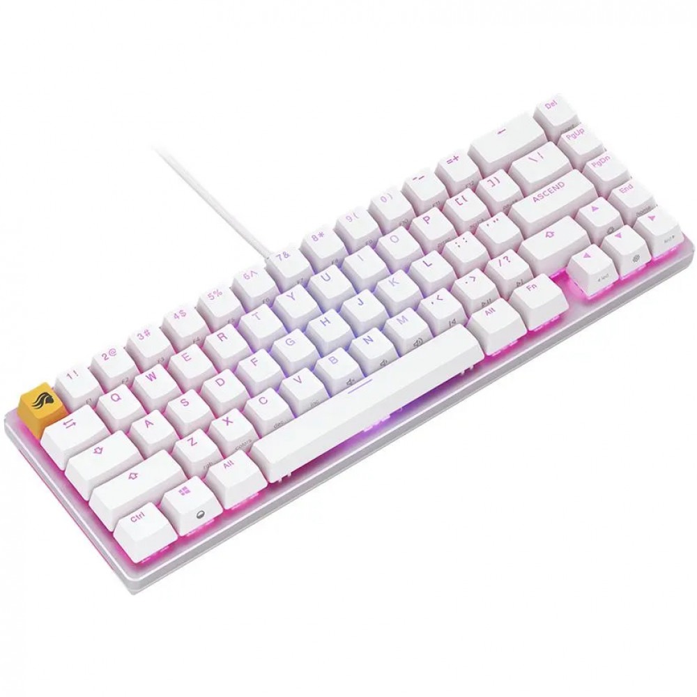 Клавиатура GLORIOUS GMMK2 Compact White GLO-GMMK2-65-FOX-W Проводная, USB - миниатюра 8