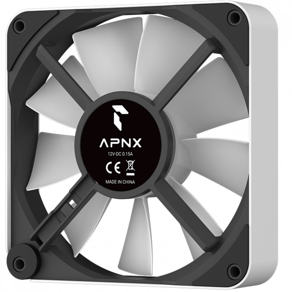 Система охлаждения Aerocool APNX FP2-120 WH ARGB FP2-120 PWM ARGB WH Для системного блока - миниатюра 5