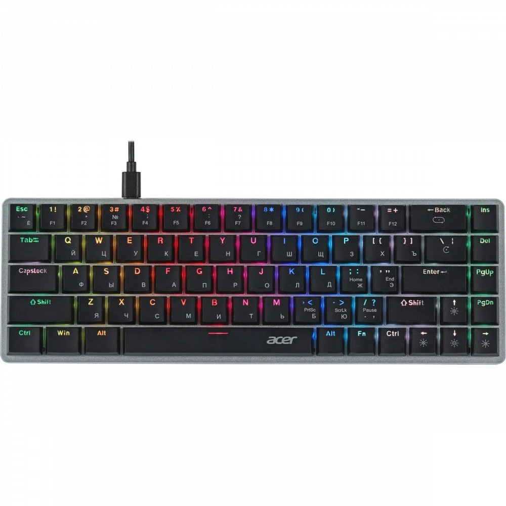 Клавиатура Acer OKW302 ZL.KBDCC.01C Проводная, USB - миниатюра 4