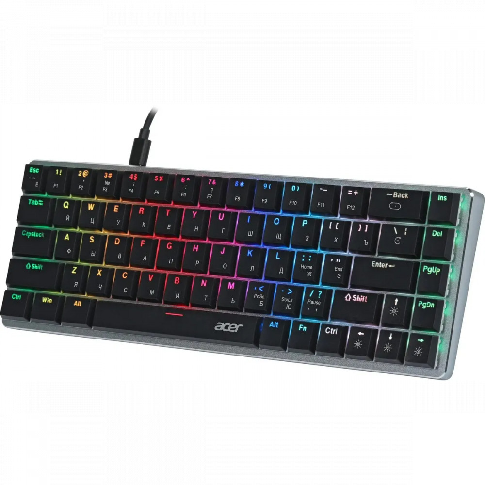 Клавиатура Acer OKW302 ZL.KBDCC.01C Проводная, USB - миниатюра 5