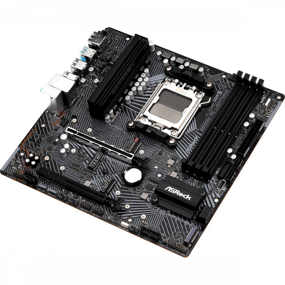 Материнская плата ASRock B650M PG LIGHTNING Micro-ATX, AMD AM5 - миниатюра 9