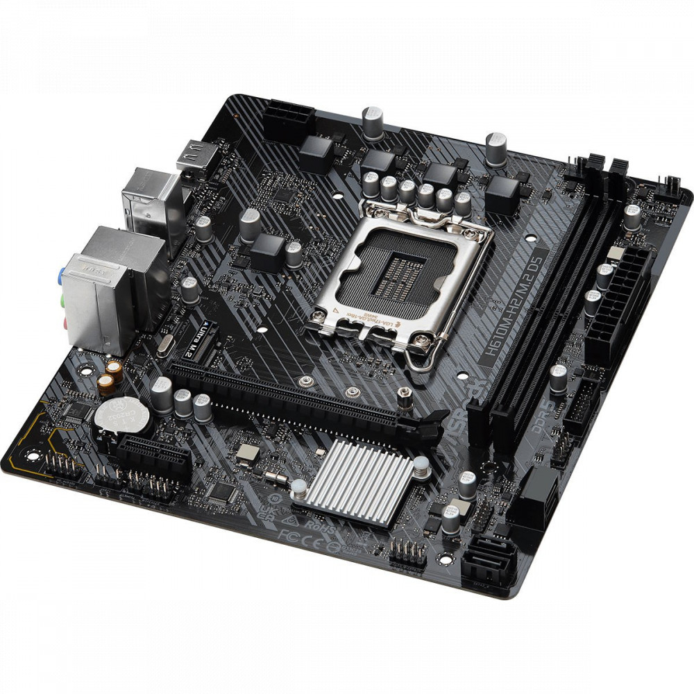 Материнская плата ASRock H610M-H2/M.2 D5 Micro-ATX, LGA 1700 - миниатюра 8