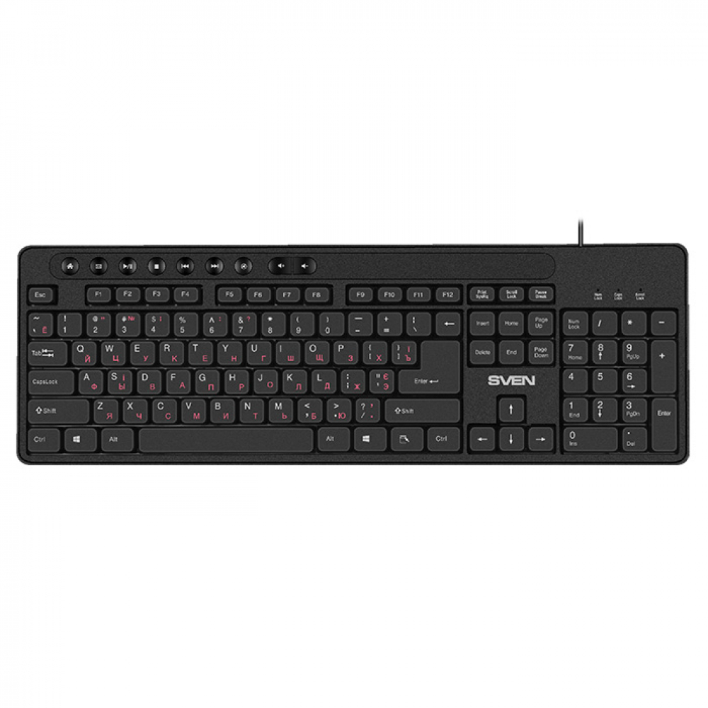 Клавиатура Sven KB-C3060 Проводная, USB - миниатюра 3