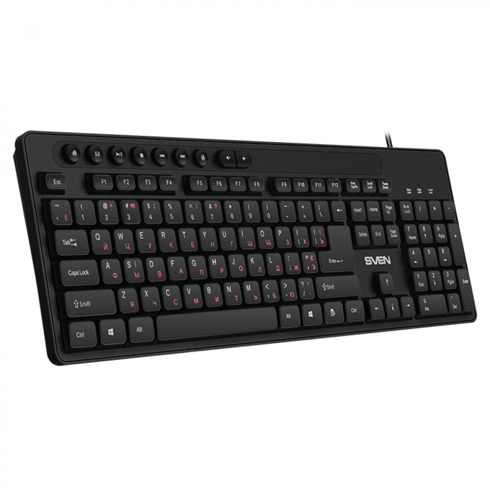 Клавиатура Sven KB-C3060 Проводная, USB - миниатюра 4