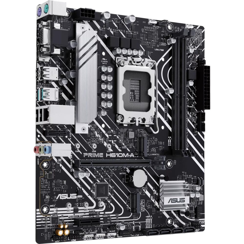 Материнская плата Asus PRIME H610M-A-CSM 90MB1G20-M0EAYC Micro-ATX, LGA 1700 - миниатюра 4