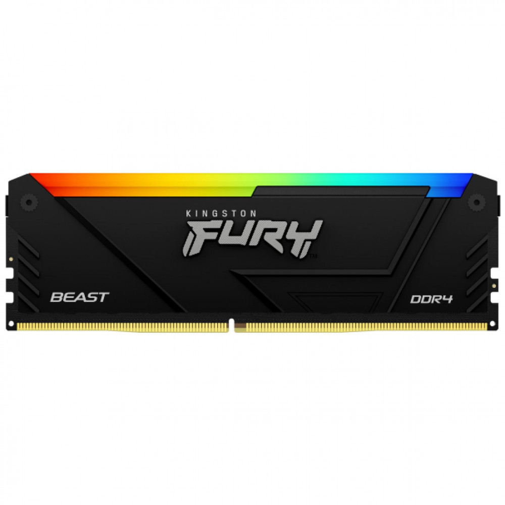 ОЗУ Kingston Fury Beast RGB KF432C16BB12A/16 DIMM, DDR4, 16 Гб, 3200 МГц - миниатюра 2